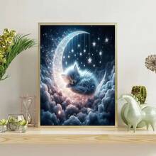 21.65x27.56in Group Activity Diamond Painting Kits - Joyful DIY Craft Project For Social Gatherings, Family Happy Evenings, Team Outings And Seasonal Festivals, Creating Vivid Artworks And Nice Memories With Companions - 圓鑽 - 查看 1