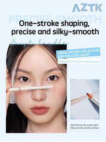 AZTK 雙頭多功能臥蠶筆，適合日常妝容，送女友的完美禮物 - OR01 - 查看 5