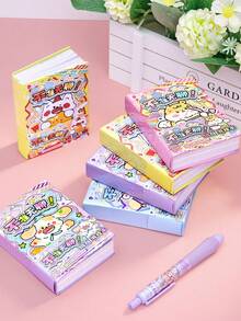 全新「No Boredom」挑戰遊戲筆記本，加厚 A7 便攜筆記本，教育學習小禮物，消磨時間多功能筆記本，學校用品 - A7 - 查看 7