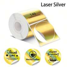 50*50mm Round Square Thermal Label Printer Sticker 2inch Self-Adhesive Thermal Paper Compatible M110 M220 M200 E210 P50 Label Printer - View 7