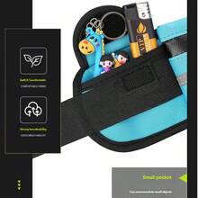 1 buah Tas Pinggang Neoprene Tahan Air Warna-warni untuk Pelari - MultiWarna - View 9