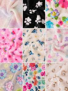 Conjunto de Frio para Meninas Fleece - Multicolorido - Visão 11