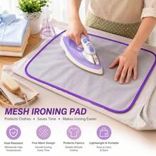 1pc Heat-Resistant Ironing Cloth, Protect Clothes From Iron Burns, High-Temperature Resistant Anti-Scorch Ironing Pad - Multicolor - View 5