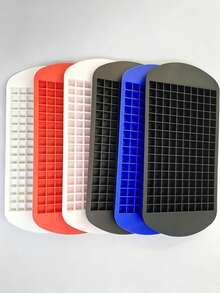 1pc 160-Cavity Silicone Ice Cube Tray, Cold-Resistant And Durable, Can Be Used As Ice Cube Mold, Pudding Mold, Suitable For Home, Bar And Other Occasions, Easy To Use - Multicolor - View 13