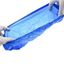 HOT BARGAINS Disposable Waterproof Shoe Covers Non Slip Boot Protectors One Size - 200 (100 Pairs) - View 7
