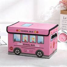 Toy Storage Box Car-Shaped Foldable Storage Bin Storage Box Children's Non-Woven Fabric Storage Box - Multicolor - View 5
