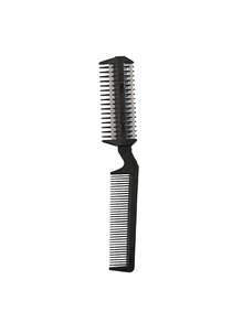 Peigne de coupe double face, rasoir de coupe professionnel double face, peigne d'effilage de cheveux, outil de coupe de coiffure, lame de coupe de cheveux, brosse de coupe de cheveux, rasoir à double tranchant - Tondeuse multifonctionnelle convenant à tous les types de cheveux, coupe, effilage et coupe de frange, parfait pour la beauté, le toilettage et les cadeaux - Multicolore - Voir 6