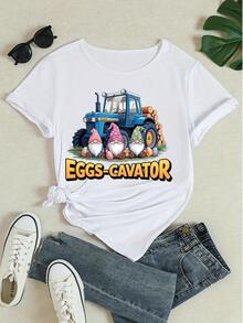 Women T-Shirts - White - View 4