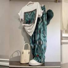 Women Lightweight Cardigans - Green Pants - View 3
