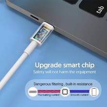 Adaptador de carga rápida de 20W con puerto dual USB A+C, cargador de pared USB Tipo-C, bloque de carga rápida duradero con cable de carga Tipo-C a Tipo-C de 6.6FT/200cm, compatible con kit de carga para iPhone 17/16/15 Pro Max Plus - Ver 7