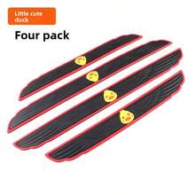 4Pcs Cute Cartoon Car Door Sill Protector Strip, PVC Anti-Scratch Threshold Protection Sticker, Non-Slip Waterproof Universal Auto Door Edge Guard, Anti-Scratch PVC Threshold Protector,Car Interior Decoration Accessories,Cartoon Car Decoration - A - View 16