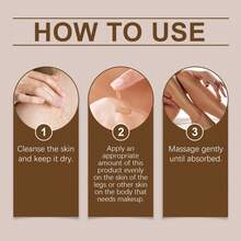 OceAura 3-Color Body Tinted Moisturizer For All Skin Types – Skin Tone Evening Coverage With Moisturizing Benefits, Lightweight Water-Resistant Long-Wearing Formula For Smoothing Skin Appearance, No-Transfer Natural Finish, Suitable For Face & Body - Khaki - View 7