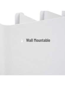 Mind Reader - Organizador vertical de 6 compartimentos para guardar condimentos de café y tazas para sala de descanso blanco - Blanco - Ver 7