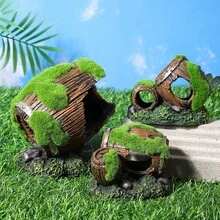 1件裝盒節日禮物 - 水族景觀裝飾躲避處、隱蔽洞穴、水下裝飾品 - A - 查看 2