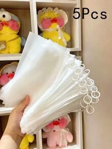 1/5/10/15/20 piezas Bolsas de almacenamiento transparentes e impermeables, bolsas organizadoras portátiles selladas, bolsas de plástico para documentos, bolsas con compartimentos para cosméticos con anillo de tracción, bolsas selladas reutilizables, adecuadas para viajes y el hogar, se pueden usar para almacenamiento, maquillaje, aseo, bolsa de maquillaje, organización, almacenamiento de cosméticos, bolsa de maquillaje, organización de cosméticos, decoración de la habitación - transparente - Ver 10