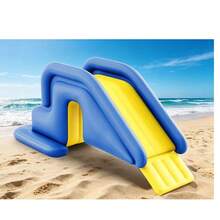 Multifunctional Inflatable Slide, Portable And Easy To Store, Suitable For Yard And Pool, Creates Great Atmosphere - Glacier - View 6