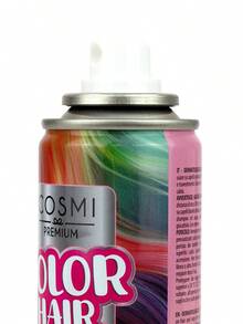 COSMI MILANO Made In Spain 125ml Spray, Temporary Hair Dye 125ml, 5 Vibrant Colors, Easy To Apply And Remove With Shampoo, Light, Long-Lasting And Gentle On Hair Formula, Create Your Exclusive Look For Summer, Beach, Parties And Holidays, Creative Festivals And Special Evenings, Unique And Personal Style. - CELESTE 212 x1pz - 查看 6