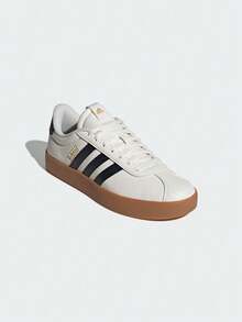 Adidas 中性款 VL COURT 3.0 運動休閒低筒滑板鞋 IH6574 - 米色 - 查看 6