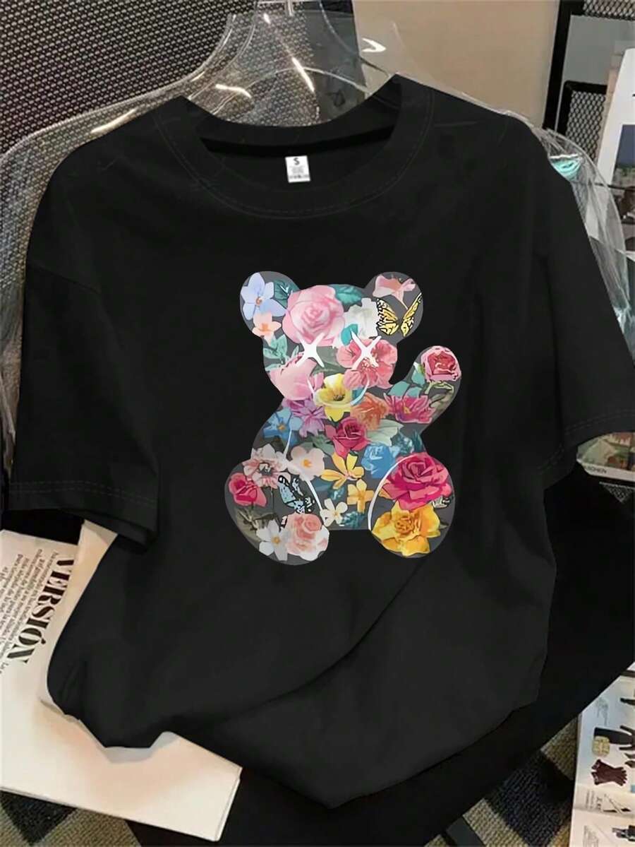 Halloween Graphic T-Shirt - Black - View 1