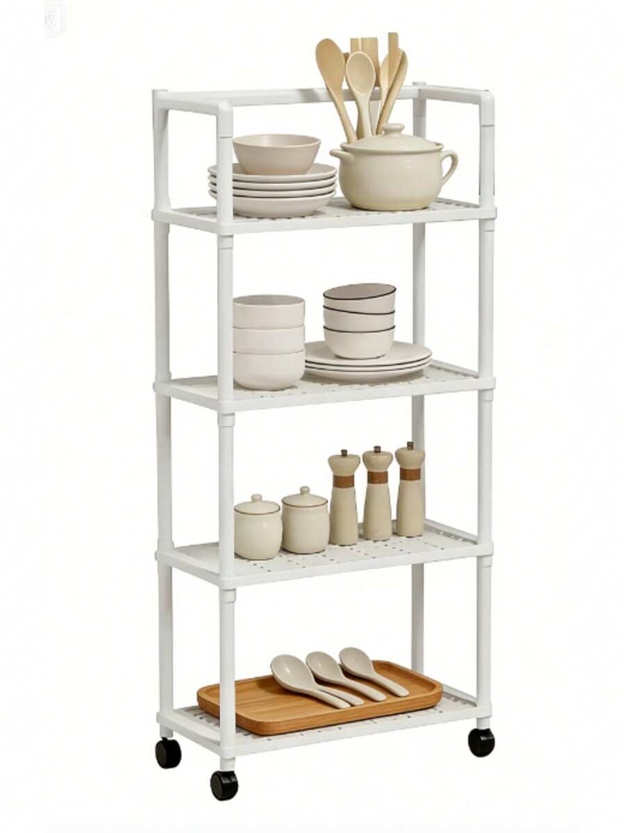 Storage Carts - White - View 1