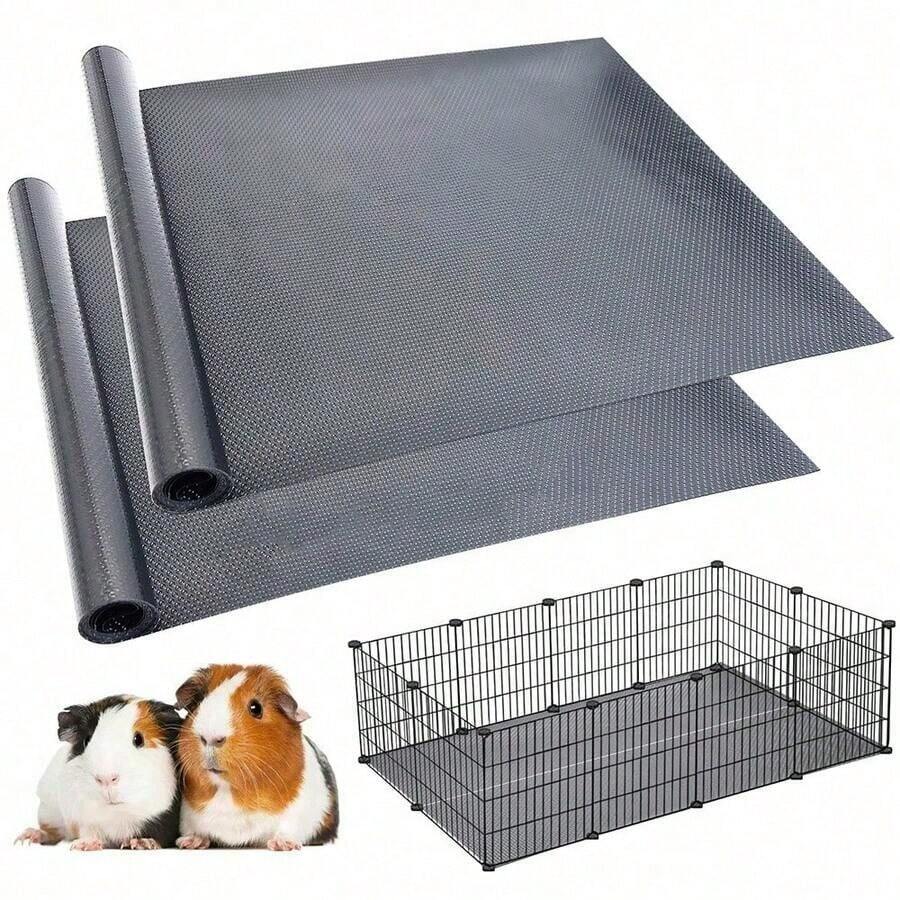 Washable Guinea Pig Bedding & Fence Mat - Reusable Non-Slip Odor-Absorbing, Suitable For Rabbits, Ferrets, Guinea Pigs, Hamsters, Hedgehogs, Small Animal Bedding, Rabbit Bedding, Guinea Pig Accessories, Guinea Pig Bedding, Hamster Bedding - View 1