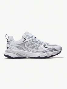 CAMEL CROWN Men's Sports Casual Shoes, Mesh Breathable Walking Shoes Non-Slip Wear-Resistant Sports Shoes Men's Lightweight Casual Shoes Tennis Shoes - White/Black - View 4