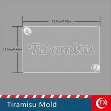 Acrylic Tiramisu Powder Stencil Mold, Compatible With Round/Square Cake Powder Shakers, Creates Exquisite Cocoa Powder Print Effect, Smooth Edges For Hands, Reusable. Multiple Classic Letter And Blessing Templates (Tiramisu, Happy Birthday, Congrats, Etc.), Beginners Can Also Make Beautiful Cake Decorations. Suitable For Home Baking, Birthday Parties, Holiday Celebrations, Commercial Dessert Shops, Essential Tool For Baking Enthusiasts. - Multicolor - View 6