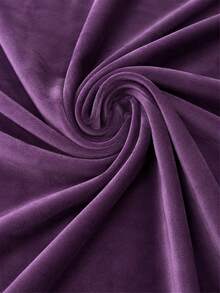1pc Purple Plush Fabric, Soft Fluffy Plush, Smooth Surface, Elastic Material, Suitable For Women's Dresses, Skirts, Tops, Cardigans, Loungewear, Sweaters, Jumpsuits, Formal Wear, Elegant And Luxurious Style, Suitable For Various Occasions - Flannel - View 9
