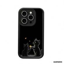Gatito Carcasa celular de diseño moderno con protección total caídas y rayones, se adapta perfectamente a todos los modelos  desde X hasta la serie 17, variedades  gama A, y S, celulares  serie G y E, dispositivos  y Redmi Note, además de Infinix GT 20 Pro y Note 40 Pro. Material ligero y cómodo al tacto, resistente al desgaste, accesorio práctico y estético para uso personal diario y protección segura del teléfonoóvil - Multicolor 2 - Ver 6
