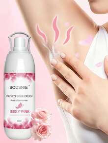 Kem chăm sóc vùng kín dịu nhẹ kiểm soát mùi hôi giữ hương tươi mát lâu dài với Niacinamide & chiết xuất hoa hồng tự nhiên - 80ml - Xem 2