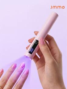 JMMO Portable Mini UV Nail Lamp, Handheld UV Light For Gel Nails, Rechargeable LED Display Nail Dryer, 2 Timer Setting - Multicolor - View 1