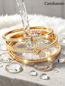 Camhanno This Accessory Is Made Of Copper And Stainless Steel, With 18K Gold Plating - Gold - View 9