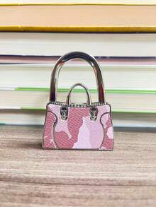 Gancho plegable portátil para bolso con forma de jarrón de aleación de zinc con estilo bohemio y pequeños rhinestones - Multicolor - Ver 28