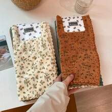 Bộ 4 khăn lau bát đĩa họa tiết hoa nhiều màu sắc, khăn lau nhanh khô, kích thước 11.8*11.8 inch, siêu mềm mại và thoáng khí, thích hợp dùng trong phòng tắm, làm thảm lót bát đĩa, rửa bát và ly, khăn lau nhà có thể tái sử dụng. - Nhiều màu - Xem 5