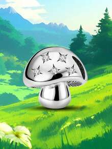 1pc Fashionable Pure Silver Rabbit Bead Pendant, Suitable For Bracelet DIY, Women's Jewelry Daily Decoration, Girls Accessory - Beads 1 - View 11