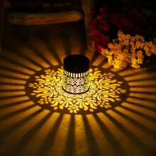 Solar Powered Wall Light, LED Garden Light, Premium Metal Waterproof Solar Table Lamp, Garden Decor Landscape Lighting Fence Light, Outdoor Solar Garden Light, Balcony Decor Gardening Supplies, Suitable For Garden Yard Fence Patio Decoration, Father's Day Gift - Multiple Styles - View 6