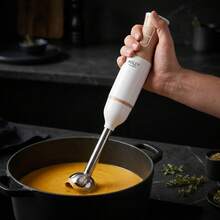 Adler Hand Blender Immersion Blender Stick Blender Soup Blender 500W 2 Speed Settings Stainless Steel Blade Detachable Blending Foot Cream Soup Puree - EU E Type Plug(220-240V) - View 2