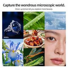 適用於 Insta360 GO 的超微距鏡頭/超清晰對焦鏡頭濾鏡,多層鍍膜/光學玻璃/鋁合金框架,適合戶外運動/冒險和度假旅行的完美創意濾鏡,輕量化扣環設計 | 簡易安裝 | 微距鏡頭 - 查看 12