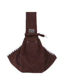 Sac à dos de transport pour animaux de compagnie respirant avec sangle large ergonomique - Un sac à bandoulière unisexe à la mode convenant pour le transport de petits chiens et chats. Cet accessoire pour animaux de compagnie portable est parfait pour les voyages, les promenades, la randonnée et les activités extérieures. Fabriqué dans un matériau en canevas attrayant, c'est un choix de cadeau idéal et un équipement de voyage indispensable pour les vacances et les aventures en plein air. - Multicolore - Voir 17