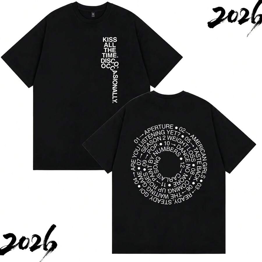 We Belong1 Together Vintage T-Shirt In Unisex - 黑色 - 查看 1