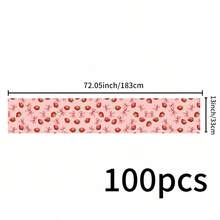 1 pièce de drapeau de table de cuisine réutilisable quotidien, avec des motifs de fraises, de fleurs, de nœuds et de campagne vintage, fabriqué en tissu de lin, convient pour la décoration de table à la maison, la décoration de fête, les fournitures de fête, les décorations de vacances et les articles de vacances. Il existe plusieurs tailles au choix, et ils peuvent également être offerts en cadeau. - Multicolore - Voir 12