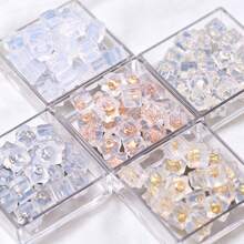 4/10pcs Star-Shaped Transparent Silicone Ear Plugs Ear Studs Jewelry Making Supplies - DIY Five-pointed Star Earplugs - View 3