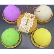 1/2/4件 隨機顏色逼真紓壓捏捏樂玩具,柔軟蒸包/餃子玩具,趣味惡搞禮物、裝飾品,紓壓、柔軟黏性觸感,適合節日、緩解焦慮(隨機顏色與配件) - 彩色 - 查看 15