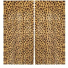 3pcs/Set 100*200cm Gold Tassel Ribbon, Shiny Metallic Texture Design, Suitable For Photography Studio Props, Birthday Party, Bridal Shower, Wedding Decoration, Backdrop, Party Decoration, Photo Booth Props - Leopard Print - View 10