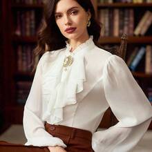 Women Blouses & Shirts - Bordeaux - View 8