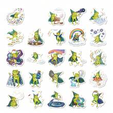 50Pcs Fairy Tale Frog Stickers, Magician Toad Decals For Scrapbook Diary Stationery, Playful Cartoon Style, Waterproof Stickers, Decorative Sticker For Journal Layout And Memory Recording - A - View 7