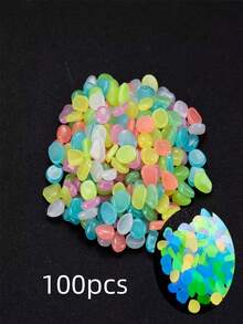 100/500/1000 piezas Piedras que brillan en la oscuridad, guijarros luminosos para jardín, camino, plantas de interior, parque y decoración de acuario - A - Ver 13