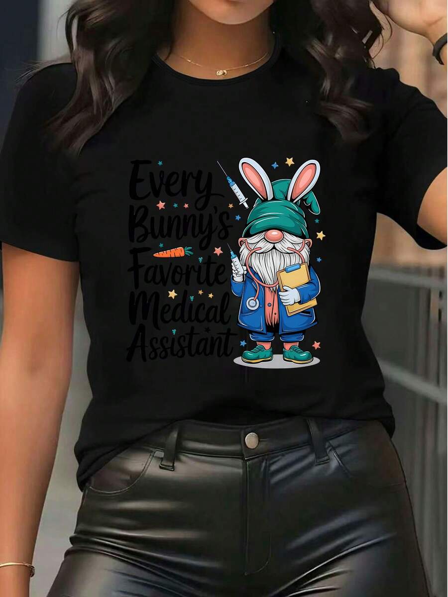 Women T-Shirts - Black - View 1