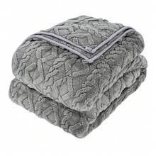 Weighted Blanket, 20 Lbs, 60 X 80 In Queen Size, Sherpa Fleece Heavy Blanket With Glass Beads, Soft Warm Cozy Fluffy Touch, For 200-250 Lbs Adults, Anxiety Stress Relief, Improve Sleep, Grey - 20 Lbs, 60 X 80 In Queen Size - View 11