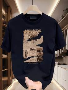 Men T-Shirts - Black - View 1